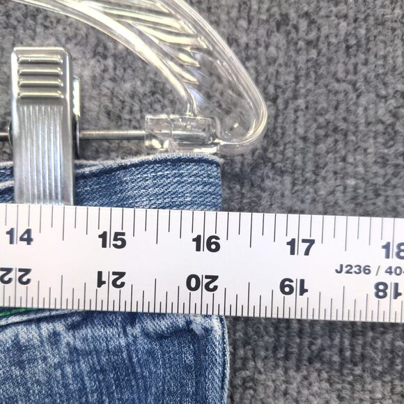 Southpole Men's Straight Jeans Size 32 Blue Embroidered 5-Pocket Medium Wash - Picture 14 of 15